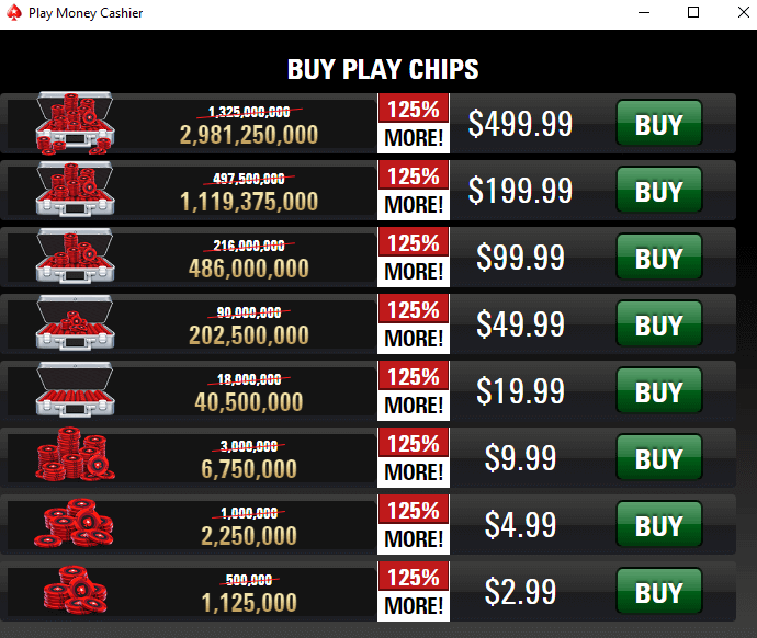 Игровые фишки на PokerStars как продать или купить игровые деньги.